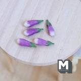 1:12 Dollhouse Supplies Miniature Vegetable 5 x eggplant 3/4 inch long - D058
