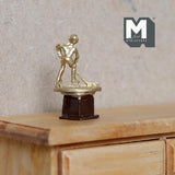 Miniature Hockey Trophy 1:12 Scale Dollhouse Supplies Decoration Hockey Award Cup 1-3/16 inch tall - G096