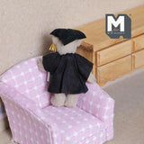Miniature Graduate Bear Holding Diploma 1:12 Dollhouse Supplies Bear with Flexible Limbs 2-5/8 inch tall (from WMB) - H047