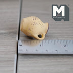 1:12 Scale Miniature Clay Watering Jug with Handle and Spout, 1-3/16 inch tall, DIY Dollhouse Supply (pale yellow)