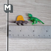 Dollhouse Miniature 1:12 Scale Kid's Dinosaur Toy Set of 2 , 1-9/16 inch long (plastic) - G037