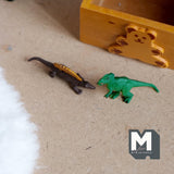 Dollhouse Miniature 1:12 Scale Kid's Dinosaur Toy Set of 2 , 1-9/16 inch long (plastic) - G037