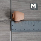 1:12 Scale Miniature Clay Plum Shaped Vase, 1 inch tall, DIY Dollhouse Supply
