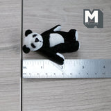 Miniature Panda Plush Doll 1:12 Dollhouse Panda Doll with Flexible Limbs 2-5/8 inch tall (from WMB) (tall) - H047