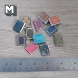 Assorted 1:12 Miniature Hardcover Book Set of 12 (all blank pages) - C039