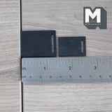Dollhouse Supplies Chopping Boards Set of 2 , 1:12 Scale Miniature Kitchen Cutting Board 1-3/8 inch long (wood) (black) - E039
