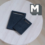Dollhouse Supplies Chopping Boards Set of 2 , 1:12 Scale Miniature Kitchen Cutting Board 1-3/8 inch long (wood) (black) - E039