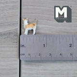 Miniature Standing Tabby Kitten 1:12 Scale Dollhouse Supplies Tabby Cat 9/16 inch long (resin) - C048