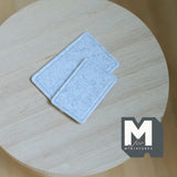 Dollhouse Supplies Chopping Boards Set of 2 , 1:12 Scale Miniature Kitchen Cutting Board 1-7/16 inch long (white) -