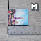 1:12 Miniature Canvas European Cathedral , Miniature Painting 2-1/4 inch tall (printed on canvas) (large) - F053