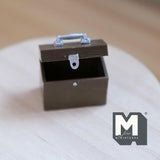 Miniature Toolbox 1:12 Scale Dollhouse Supplies Decoration Storage Box 1 inch long  - D046
