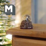 Miniature Water Globe Wedding Bears 1:12 Scale Dollhouse Supplies Decoration 1/2 inch tall (no water inside) - F043