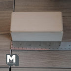 Réfrigérateur miniature à colonne en bois non peint, échelle 1:12, 4 étagères, 12,8 cm de haut, accessoire pour maison de poupée à faire soi-même