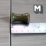 Dollhouse Ceramic Flower Vase 1:12 Scale 1-5/16 inch tall (brown) - B070