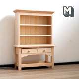 Dollhouse Supplies Kitchen Cabinet 1:12 Scale Unpainted Dish Shelves Cabinet 5-3/4 inch tall (wood) - i001