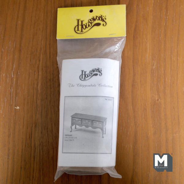 DIY Miniature Sideboard Kit Foyer Table Entrance Table 1:12 Scale Self Assemble Dollhouse Furniture 6 inch wide (wood) - J039