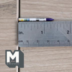 Miniature Colored Real Wax Pen Set of 12 , 1-7/16 inch long - G072
