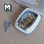 1:12 Scale Miniature Cat Litter Box with Lid and Scoop, 1-11/16 inch long, DIY Dollhouse Supply