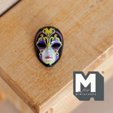 Miniature Venetian Mask Butterfly 1:12 Scale Dollhouse Halloween Mask Wall Plaque 3/4 inch tall (plastic) - B048