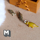 Dollhouse Miniature 1:12 Scale Kid's Dinosaur Toy Set of 3 , 1-3/16 inch long (plastic) - G037