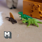 Dollhouse Miniature 1:12 Scale Kid's Dinosaur Toy Set of 3 , 1-9/16 inch long (plastic) - G037