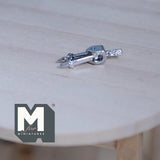 Miniature Circle Compass 1:12 Scale Dollhouse Supplies Decoration Drafting Compass Geometry Compass 13/16 inch long (metal) - G068