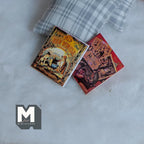 1:12 Scale Miniature Children's Story Books, Dog Face Covers, Set of 2, 1-1/16 inch tall, DIY Dollhouse Supply (no content)