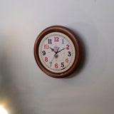 Miniature Wall Clock 1:12 Scale Hanging Round Clock 1-1/8 inch dia. (plastic) - B051