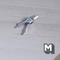 1:12 Scale Miniature Drafting Compass, 13/16 inch long, DIY Dollhouse Supply (metal)
