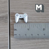 Miniature Gaming Controller Gamepad Joypad 13/16 inch long (metal) (white) (non working) - C025