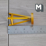 Dollhouse Supplies Pub Stool 1:12 Scale Miniature Furniture Bar Stool High Stool 2-15/16 inch tall (wood) (brown) - C011