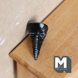Miniature Black Crow Mask 1:12 Scale Dollhouse Halloween Mask Wall Plaque Long Curved Nose Mask 3/4 inch tall (plastic) - B048