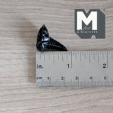 Miniature Black Crow Mask 1:12 Scale Dollhouse Halloween Mask Wall Plaque Long Curved Nose Mask 3/4 inch tall (plastic) - B048