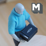 Miniature Photocopier Printer Scanner 1:12 Dollhouse Decoration All in One Printer 1-3/16 inch wide  (black) (non working) - D067