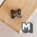 Miniature Half Dog Face Mask 1:12 Scale Dollhouse Halloween Mask Wall Plaque 9/16 inch tall (plastic) - B048