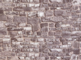 Embossed Dollhouse Stone Wall Sheet Gray Stonewall , Limestone Wall , Field Stonewall , Boulder Wall 16" x 11-5/8"