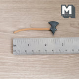 Miniature Double Axe 1:12 Scale Dollhouse Supplies Metal Forestry Axe Long Axe 2-11/16 inch long - F080