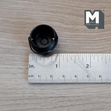 Miniature Metal Stew Pot 1:12 Scale Dollhouse Supplies Cauldron Soup Pot with Handle 7/8 inch dia. (black) - A034