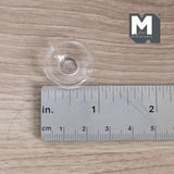 Miniature Glass Fruit Plate 1:12 Scale Dollhouse Supplies Food Serving Plate 13/16 inch dia. - A020