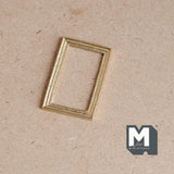Miniature Metal Picture Frame 1:12 Scale Dollhouse Supplies Photo Frame 1-11/16 inch long (rose gold) - A086