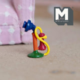Miniature Stem Baby  Phone 1:12 Scale 7/8 inch tall (metal) (non working) - G080