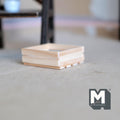 1:12 Scale Miniature Unpainted Wood Crate, 8 Slat, Shallow, 1-1/2 inch long, DIY Dollhouse Supply