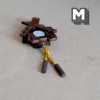 Miniature Cuckoo Clock 1:12 Scale Dollhouse Wooden Wall Clock - B052