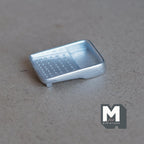 Bac à peinture miniature en métal à l'échelle 1:12, 3,2 cm de long, accessoire pour maison de poupée DIY (argent)