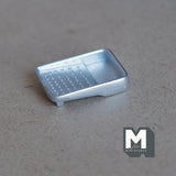 Miniature Paint Tray  1:12 Scale Dollhouse Supplies Paint Roller Pan 1-1/4 inch long (silver) - F076
