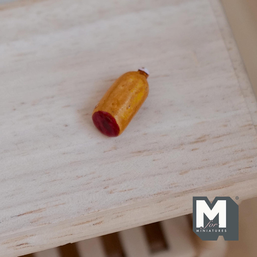 1:12 Scale Miniature Half Salami Stick, 3/4 inch long, DIY Dollhouse Supply