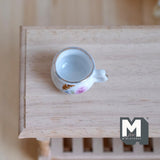 Miniature Potty 1:12 Scale Dollhouse Supplies Chamber Pot 9/16 inch tall (d) - A041