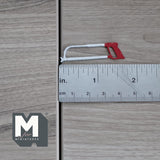 Miniature Hand Saw 1:12 Scale Dollhouse Supplies Workshop Tools Rip Saw 1-11/16 inch long (metal) - F076