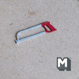 Miniature Hand Saw 1:12 Scale Dollhouse Supplies Workshop Tools Rip Saw 1-11/16 inch long (metal) - F076