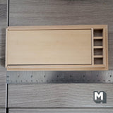 Dollhouse Supplies 4 Panel Door and Frame 1:12 Scale Miniature Door 7-3/4 inch tall (Back trim sold separately) - I002
